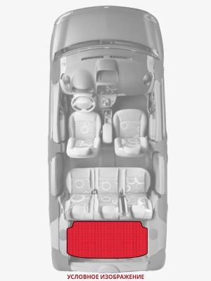 ЭВА коврики «Queen Lux» багажник для Ford Explorer (3G)